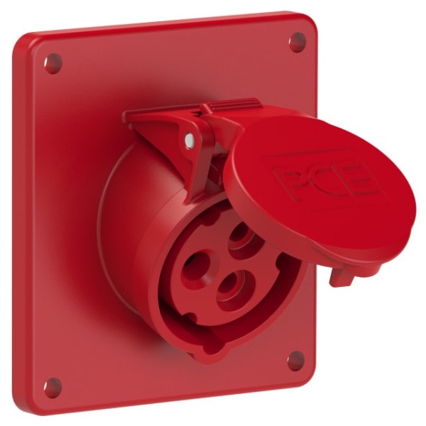 PC ELECTRIC - CEE-Anbausteckdose schräg (92x100mm) 16A 3p 9h IP44/IP54