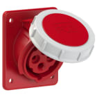PC ELECTRIC - CEE-Anbausteckdose schräg (80x97mm) 16A 4p 6h IP67