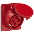 PC ELECTRIC - CEE-Anbausteckdose schräg (75x85mm) 16A 4p 6h IP44/IP54