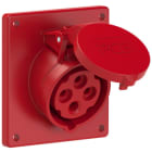 PC ELECTRIC - CEE-Anbausteckdose schräg (92x100mm) 16A 4p 6h IP44/IP54