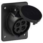 PC ELECTRIC - CEE-Anbausteckdose schräg (80x97mm) 16A 4p 7h IP44/IP54