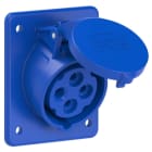 PC ELECTRIC - CEE-Anbausteckdose schräg (80x97mm) 16A 4p 9h IP44/IP54