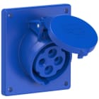 PC ELECTRIC - CEE-Anbausteckdose schräg (92x100mm) 16A 4p 9h IP44/IP54