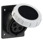 PC ELECTRIC - CEE-Anbausteckdose schräg (80x97mm) 16A 5p 7h IP67