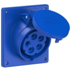 PC ELECTRIC - CEE-Anbausteckdose schräg (92x100mm) 16A 5p 9h IP44/IP54