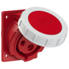 PC ELECTRIC - CEE-Anbausteckdose schräg (80x97mm) 32A 3p 9h IP67