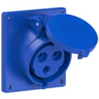 PC ELECTRIC - CEE-Anbausteckdose schräg (92x100mm) 32A 3p 6h IP44/IP54