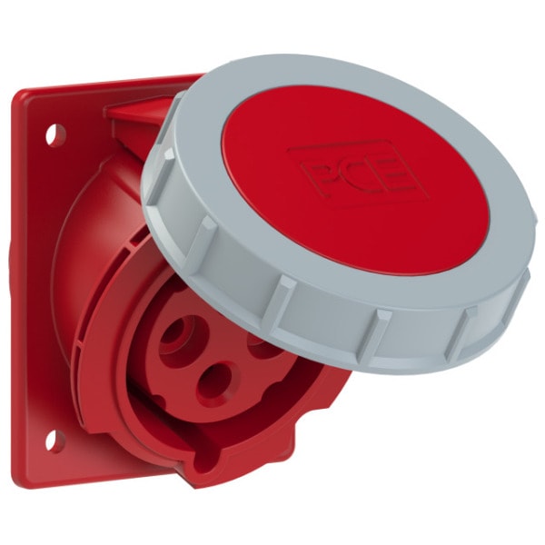 PC ELECTRIC - CEE-Anbausteckdose schräg (80x97mm) 32A 4p 6h IP67 TT