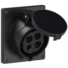 PC ELECTRIC - CEE-Anbausteckdose schräg (92x100mm) 32A 4p 7h IP44/IP54