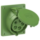 PC ELECTRIC - CEE-Anbausteckdose schräg (92x100mm) 32A 5p 10h IP44/IP54