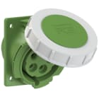 PC ELECTRIC - CEE-Anbausteckdose schräg (80x97mm) 32A 5p 10h IP67