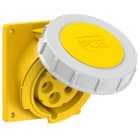PC ELECTRIC - CEE-Anbausteckdose schräg (92x100mm) 32A 5p 4h IP67