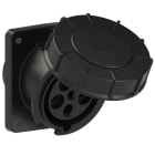 PC ELECTRIC - CEE-Anbausteckdose schräg (100x112) 63A 5p 6h IP67 POWER TWIST schwarz