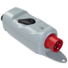 PC ELECTRIC - CEE-Stecker mit Schalter (EIN-AUS) 16A 4p 6h IP44 mit Bügel