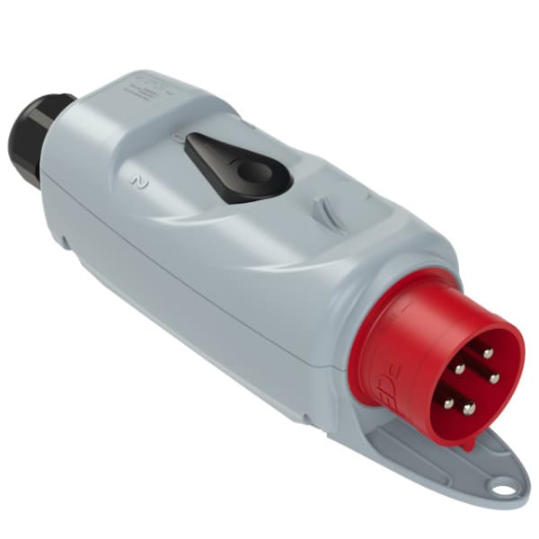 PC ELECTRIC - CEE-Stecker mit Schalter (WENDE)  32A 5p 6h IP44 mit Bügel