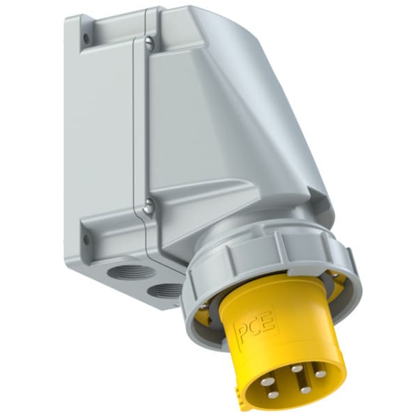 PC ELECTRIC - CEE-Wandgerätestecker 63A 5p 4h IP67 POWER TWIST
