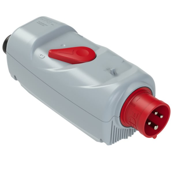 PC ELECTRIC - CEE-Motorschutzstecker (PKZM0)  16A 4p 6h (4.0-6.3A) IP44