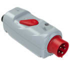 PC ELECTRIC - CEE-Motorschutzstecker (PKZM0) +BA 16A 5p 6h (1.6-2.5A) IP44