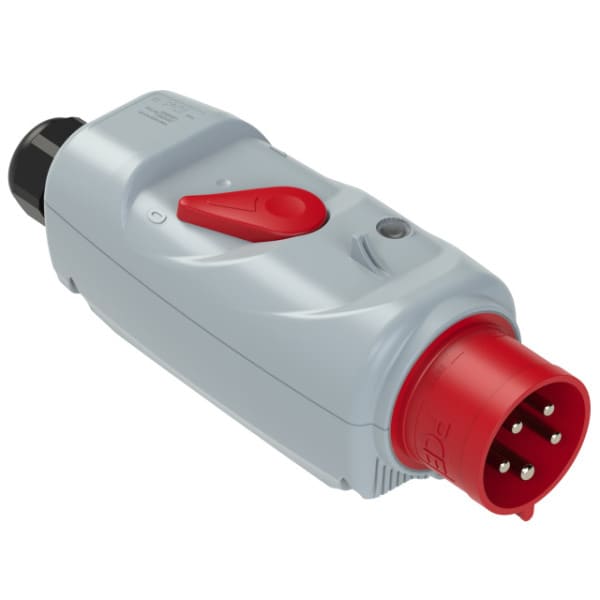 PC ELECTRIC - CEE-Motorschutzstecker (PKZM0) +BA 32A 5p 6h (10-16A) IP44