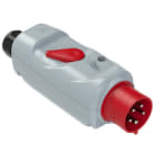 PC ELECTRIC - CEE-Motorschutzstecker (PKZM0) +BA 32A 5p 6h (10-16A) IP44