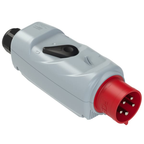PC ELECTRIC - CEE-Stecker mit Schalter (EIN-AUS) 32A 5p 6h IP44