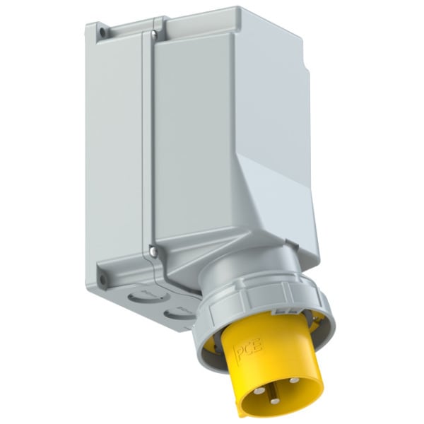 PC ELECTRIC - CEE-Wandgerätestecker 125A 3p 4h IP67 POWER TWIST
