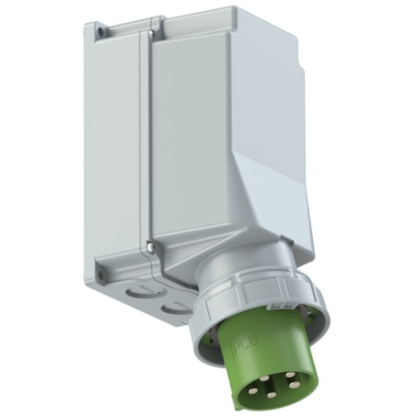 PC ELECTRIC - CEE-Wandgerätestecker 125A 5p 10h IP67 POWER TWIST