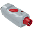 PC ELECTRIC - CEE-Motorschutzstecker (PKZM0) PW + DFK 16A 4p 6h (10-16A) IP44
