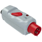 PC ELECTRIC - CEE-Motorschutzstecker (PKZM0) PW + DFK 32A 4p 6h (10-16A) IP44