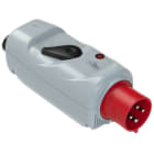 PC ELECTRIC - CEE-Phasenwenderstecker mit Schalter (EIN-AUS) +BA +DFK 32A 4p 6h IP44