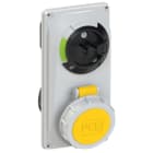 PC ELECTRIC - CEE-Steckdose abschaltbar kompakt 16A 3p 4h IP66/IP67