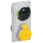 PC ELECTRIC - CEE-Steckdose abschaltbar kompakt 16A 3p 4h IP44/IP54
