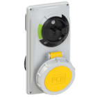 PC ELECTRIC - CEE-Steckdose abschaltbar kompakt 16A 4p 4h IP66/IP67