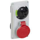 PC ELECTRIC - CEE-Steckdose abschaltbar kompakt 16A 4p 6h IP44/IP54