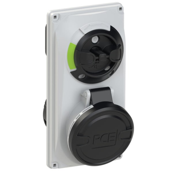 PC ELECTRIC - CEE-Steckdose abschaltbar kompakt 16A 5p 7h IP44/IP54