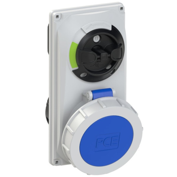 PC ELECTRIC - CEE-Steckdose abschaltbar kompakt 32A 3p 6h IP66/IP67