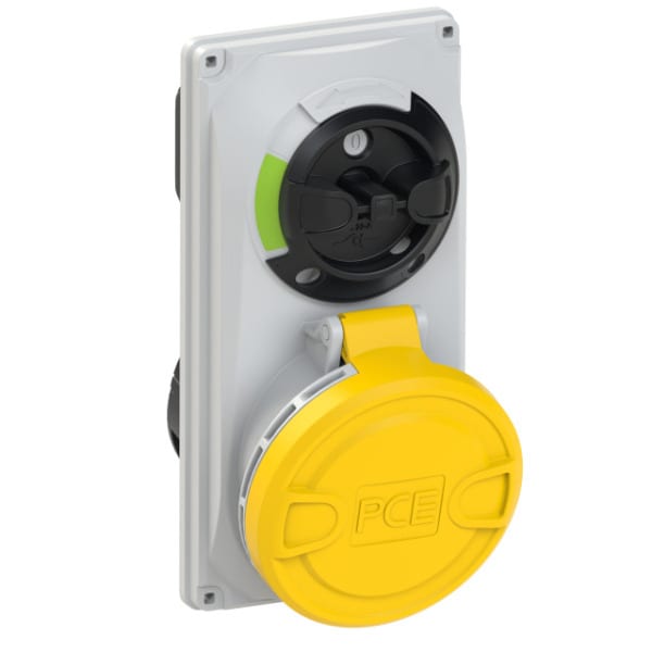 PC ELECTRIC - CEE-Steckdose abschaltbar kompakt 32A 5p 4h IP44/IP54