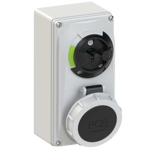 PC ELECTRIC - CEE-Steckdose abschaltbar kompakt 16A 4p 7h IP66/IP67