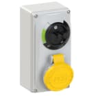 PC ELECTRIC - CEE-Steckdose abschaltbar kompakt 16A 4p 4h IP44/IP54