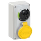 PC ELECTRIC - CEE-Steckdose abschaltbar kompakt 16A 5p 4h IP44/IP54