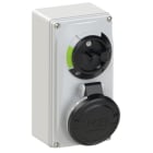 PC ELECTRIC - CEE-Steckdose abschaltbar kompakt 16A 5p 7h IP44/IP54
