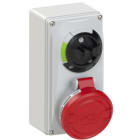PC ELECTRIC - CEE-Steckdose abschaltbar kompakt 32A 3p 9h IP44/IP54
