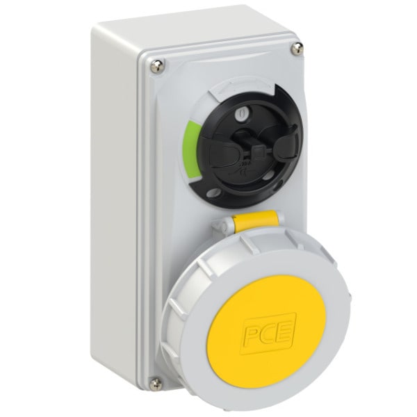 PC ELECTRIC - CEE-Steckdose abschaltbar kompakt 32A 5p 4h IP66/IP67