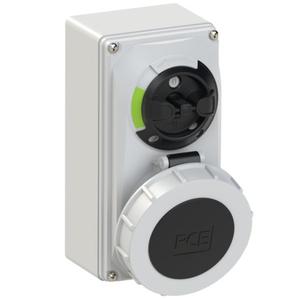PC ELECTRIC - CEE-Steckdose abschaltbar kompakt 32A 5p 7h IP66/IP67