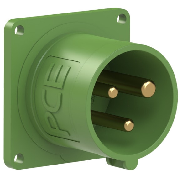PC ELECTRIC - CEE-Anbaugerätestecker 56x56 gerade 16A 3p 10h IP44