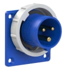 PC ELECTRIC - CEE-Anbaugerätestecker 75x75 gerade 16A 3p 6h IP67