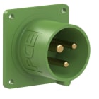 PC ELECTRIC - CEE-Anbaugerätestecker 60x60 gerade 16A 3p 2h IP44