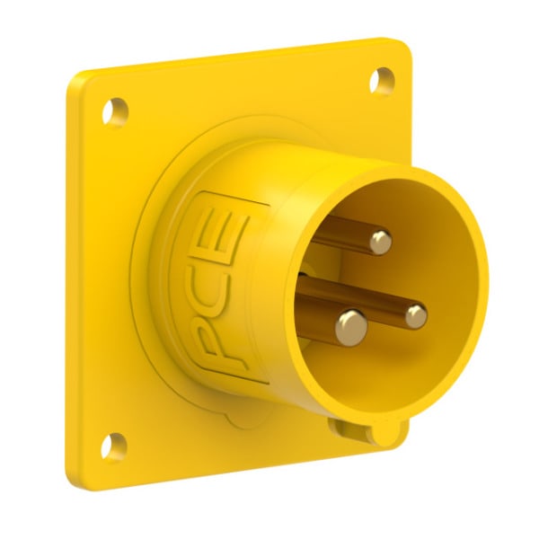 PC ELECTRIC - CEE-Anbaugerätestecker 70x70 gerade 16A 3p 4h IP44