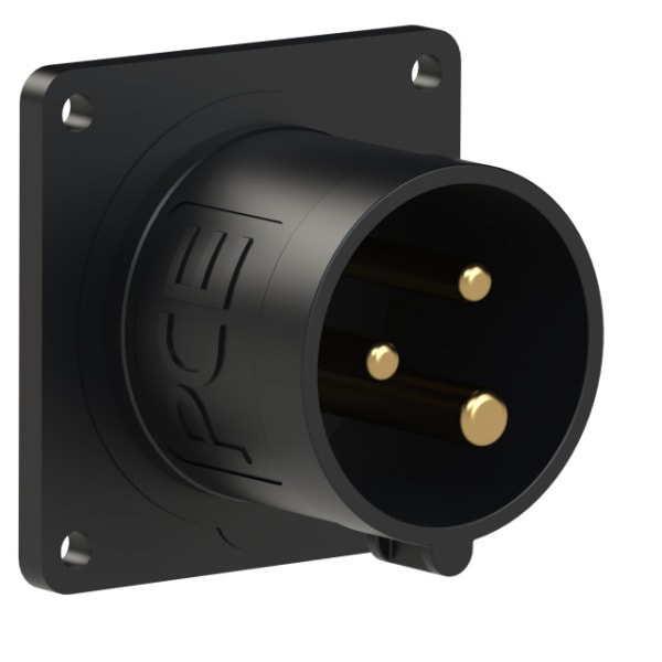 PC ELECTRIC - CEE-Anbaugerätestecker 60x60 gerade 16A 3p 7h IP44