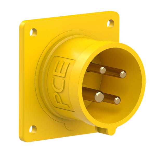 PC ELECTRIC - CEE-Anbaugerätestecker 70x70 gerade 16A 4p 4h IP44
